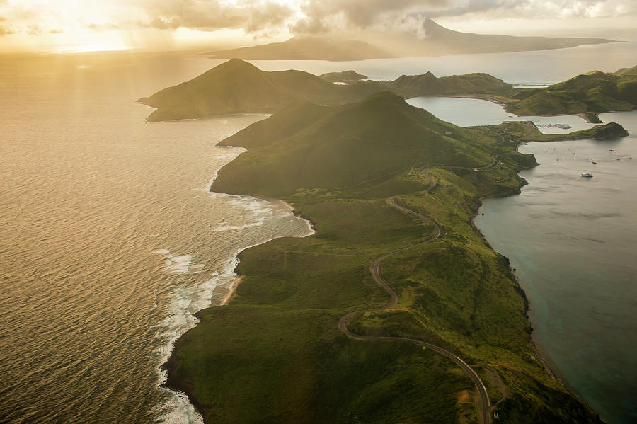 Aerial of St. Kitts Photograph by Michael Runkel - Pixels