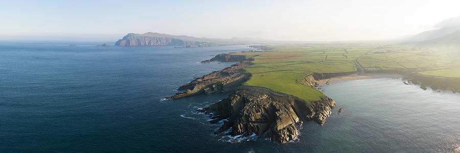 Aerial of the Dingle Peninsula Photograph by Sonny Ryse