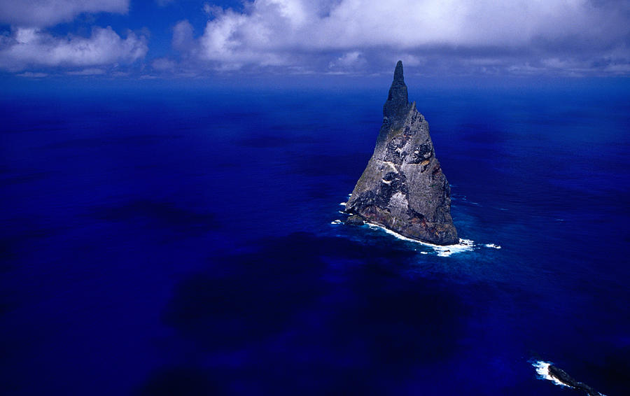 Aerial of the Pyramid, Lord Howe Island, New South Wales, Australia, Australasia Photograph by Richard IAnson