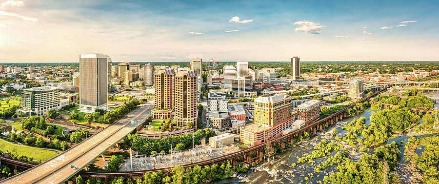 Aerial Panorama Of Richmond, Virginia Photograph