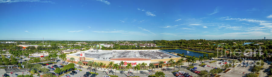 Aerial panorama photo Target Davie Photograph by Felix Mizioznikov - Pixels