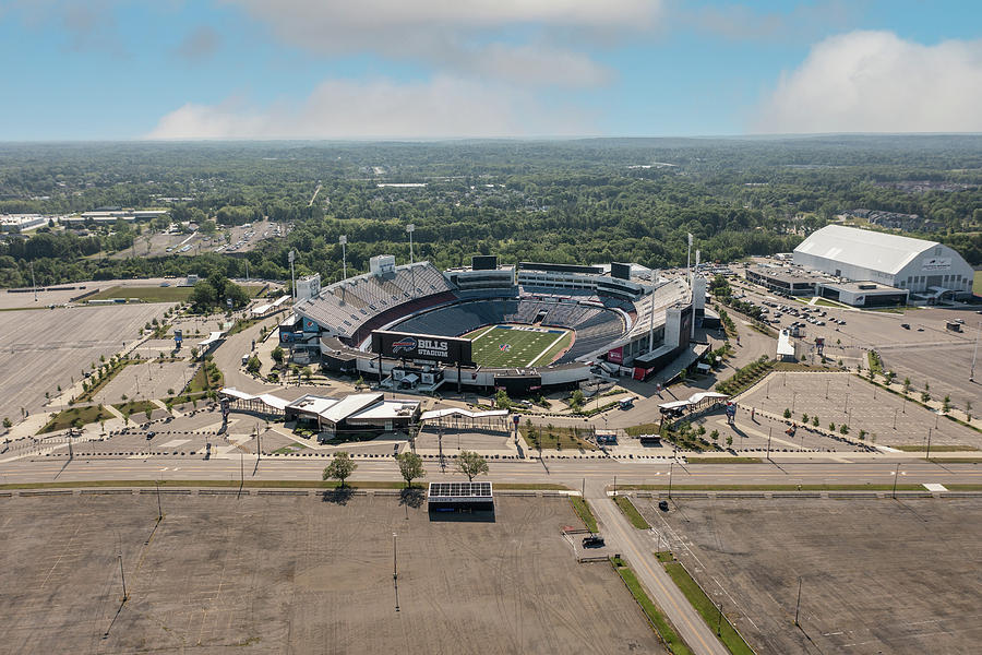 Aerial photo of Buffalo Bills Stadium  Photograph by John McGraw