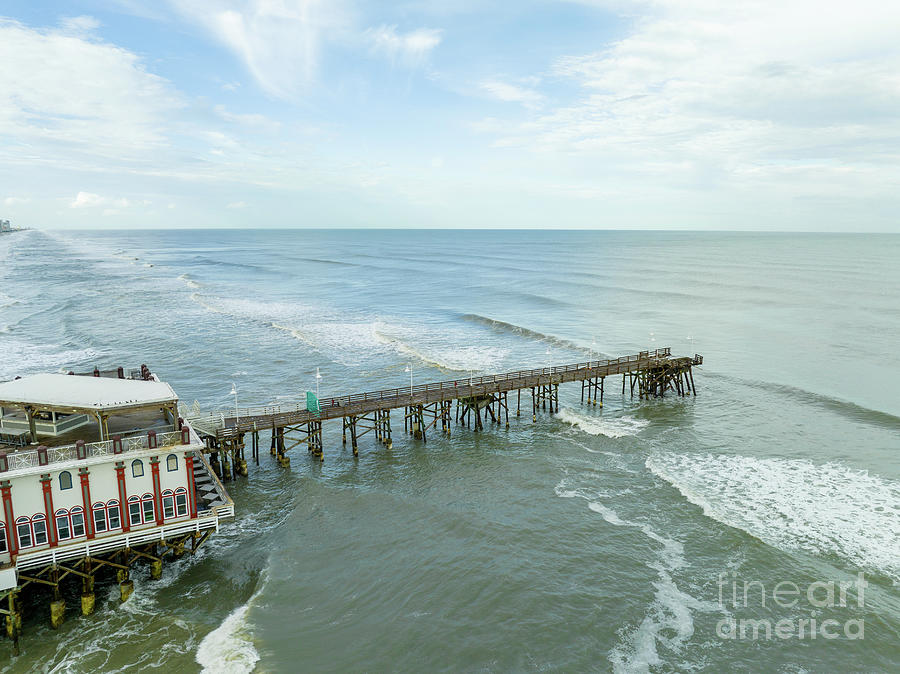 Aerial Photo Of The Daytona Beach Pier Damaged During Hurricane ...