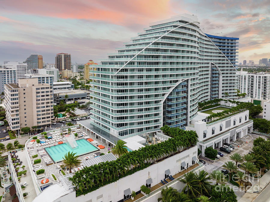 Aerial Photo Of The W Hotel Fort Lauderdale Beach Resort Felix Mizioznikov 