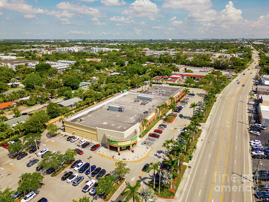 Aerial photo Publix Supermarket Photograph by Felix Mizioznikov - Fine ...