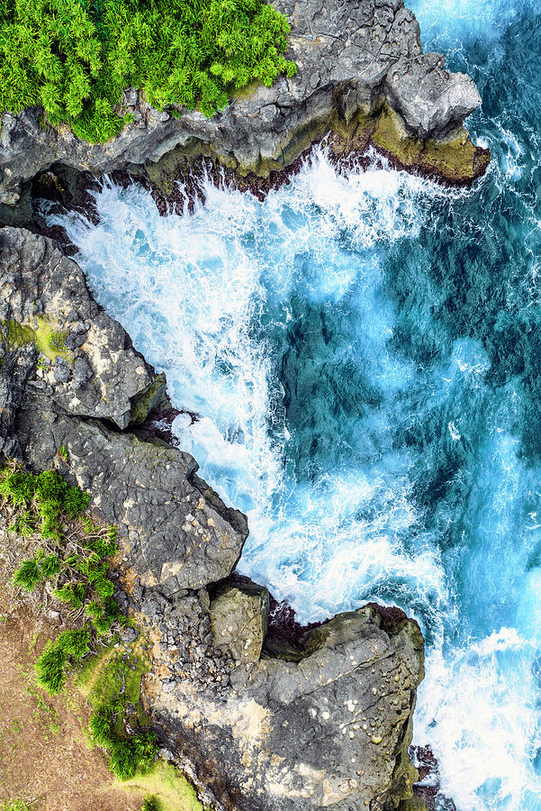 Aerial Summer - Rocky Jaws Photograph by Philippe HUGONNARD