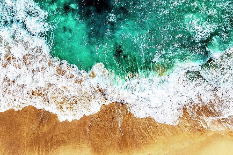 Aerial Summer - The Magic of the Ocean Photograph by Philippe HUGONNARD