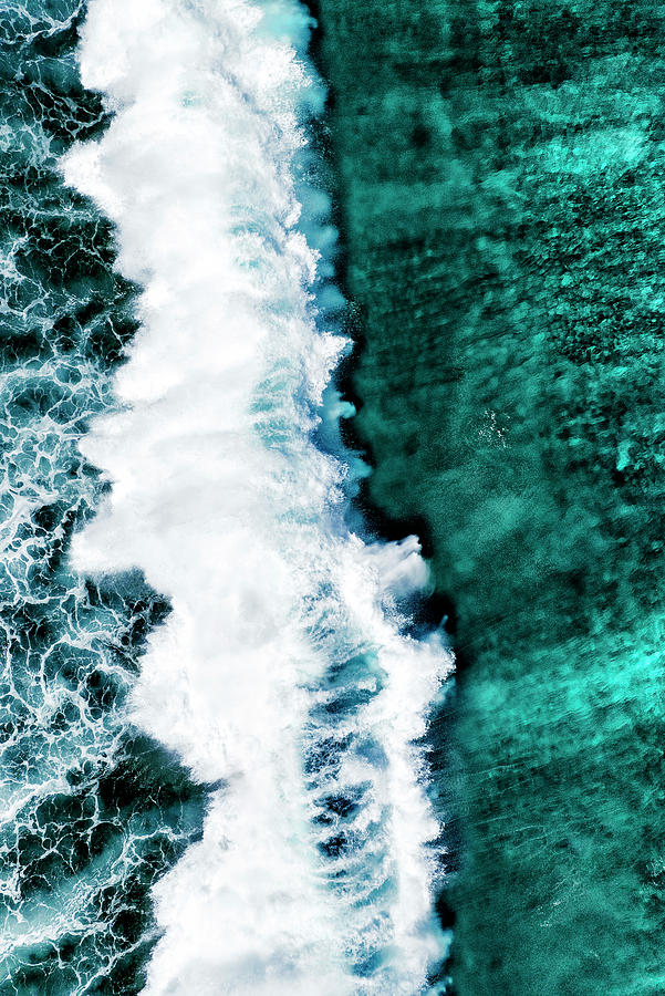 Aerial Summer - The Wave Photograph by Philippe HUGONNARD