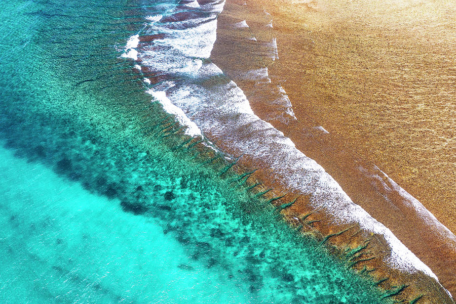 Aerial Summer - Turquoise Vibes Photograph by Philippe HUGONNARD