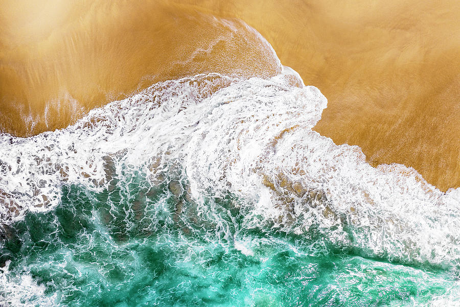 Aerial Summer - Wave Movement Photograph by Philippe HUGONNARD