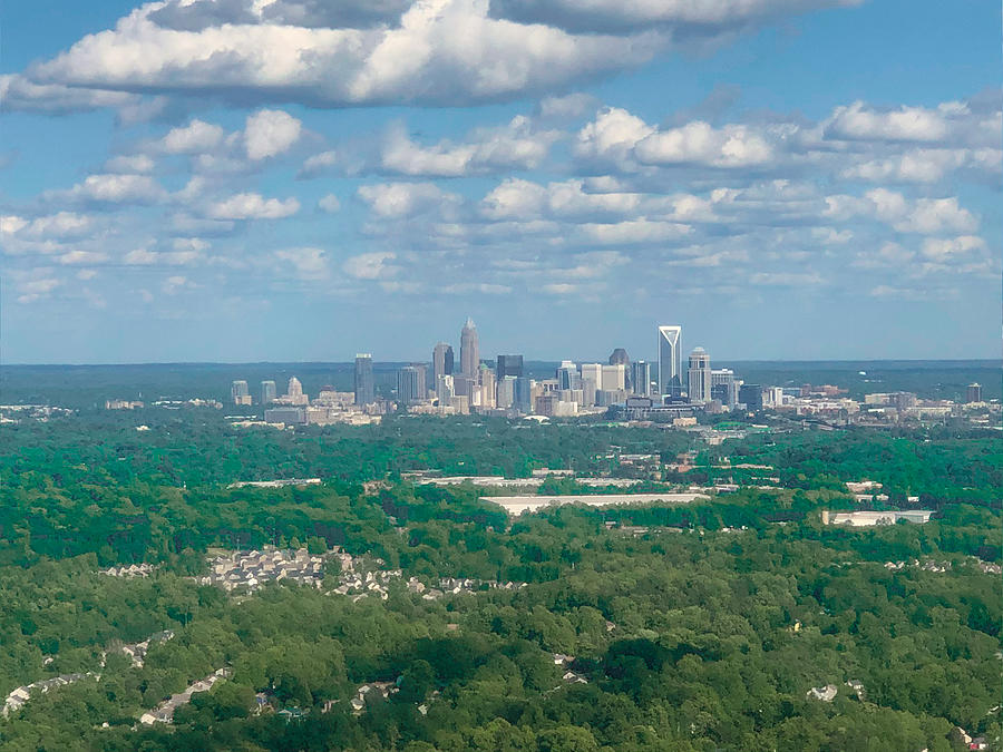 Aerial Views of the City of Charlotte, North Carolina Editorial