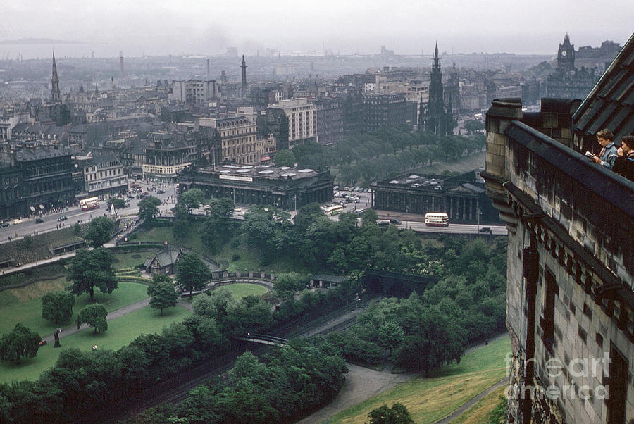 Aerial view of Edinburgh, Scotland Photograph by Sheila Robinson