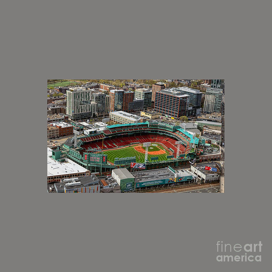 Aerial View of Fabled Fenway Park Drawing by Lucas S White | Fine Art