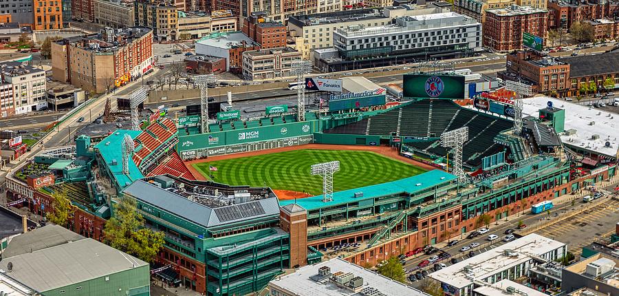 Aerial View of Fenway Park Photograph by Mountain Dreams