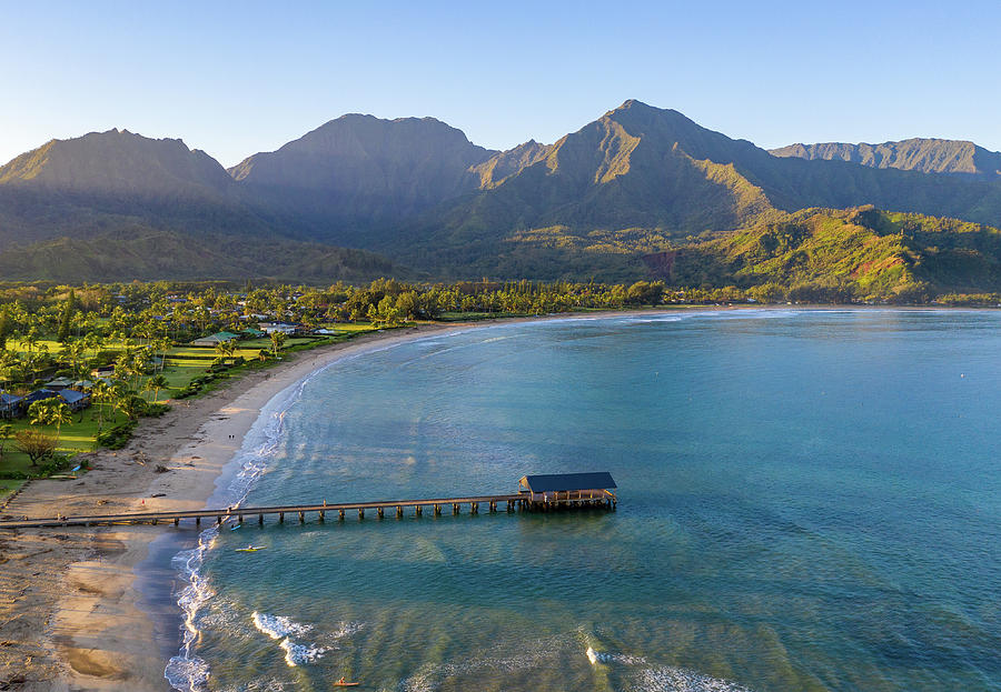 Hanalei Bay Aerial Print 2024 | Hanalei Bay Kauai | Kauai Hawaii Print | Hawaii Wall Art | Kauai Photography | Kauai Art | Travel Photography