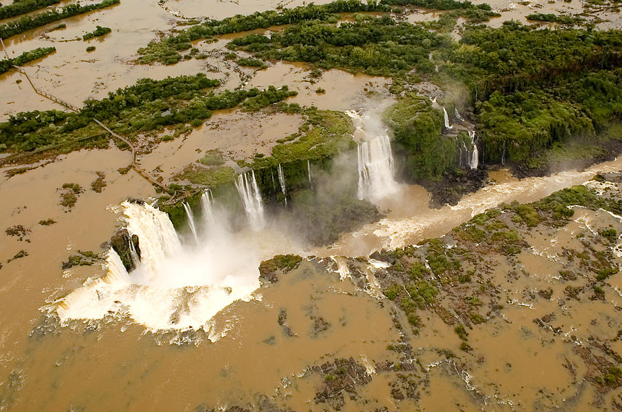 aerial view of Iguazu falls Photograph by Margarita Sarri