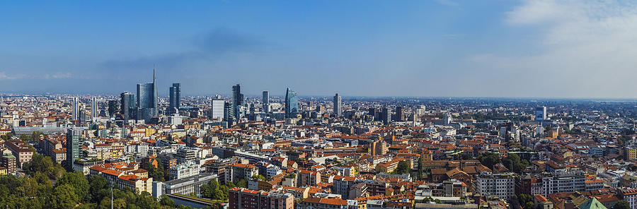 Aerial view of Milan, Italy Photograph by Pawel.gaul