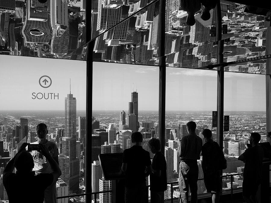 Aerial View of South Chicago Photograph by Shankar Adiseshan Aerial View of South Chicago Photograph by Shankar Adiseshan