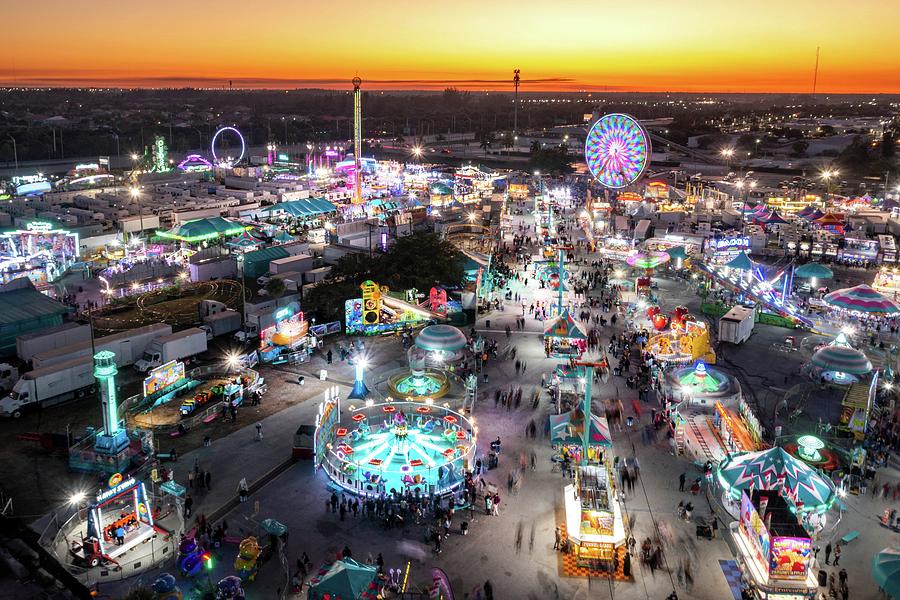 Aerial View Of South Florida Fair Photograph By Greg Lovett - Fine Art ...