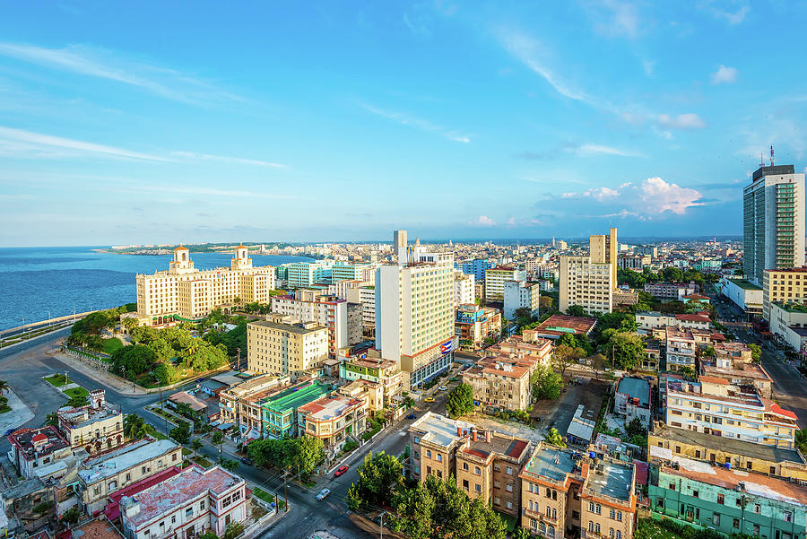 Aerial view of the city of Havana Photograph by Karel Miragaya | Fine ...