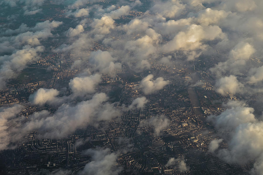 London Photograph - Aerial view of the city of London by Angelo DeVal