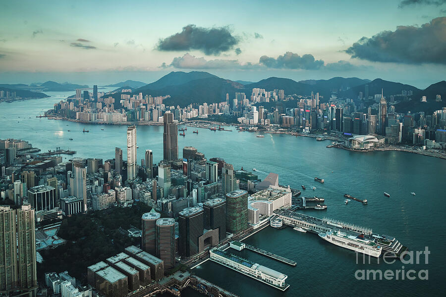 Aerial view of the Hong Kong city Photograph by Anatoliy YK | Pixels