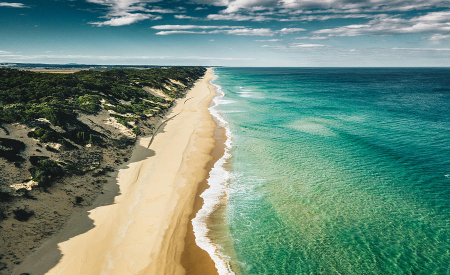 Aerial View Of The Southern Australian Coastline Photograph by Franckreporter