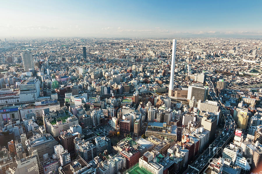 tokyo aerial view