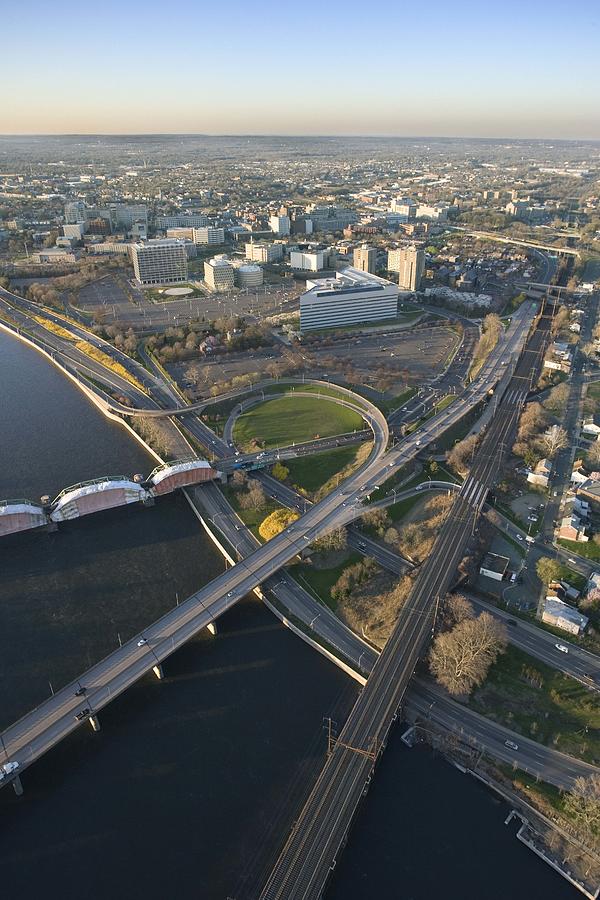 Aerial view of Trenton, New Jersey Photograph by Jupiterimages