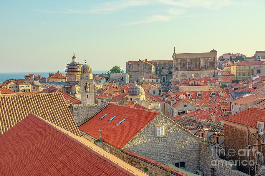 aerial view on Dubrovnik Digital Art by Benny Marty aerial view on Dubrovnik Digital Art by Benny Marty