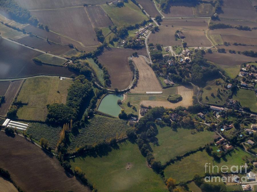 Aerial French Countryside IV Photograph by Aisha Isabelle