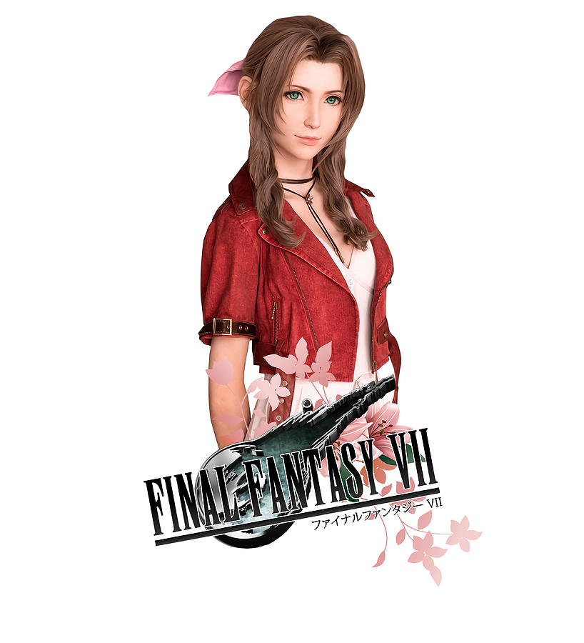 Aerith Gainsborough Final Fantasy 7 Remake Cute Painting by Lee Jake ...