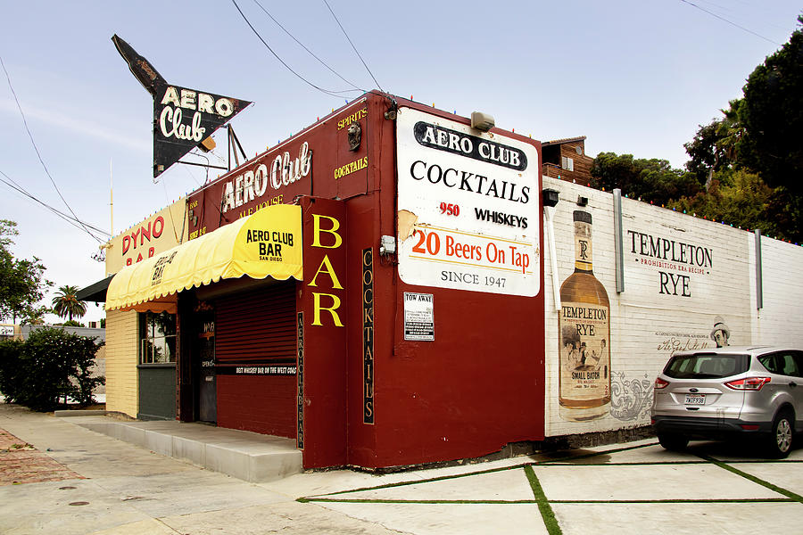 Aero Club Bar - San Diego, California Photograph by Denise Strahm