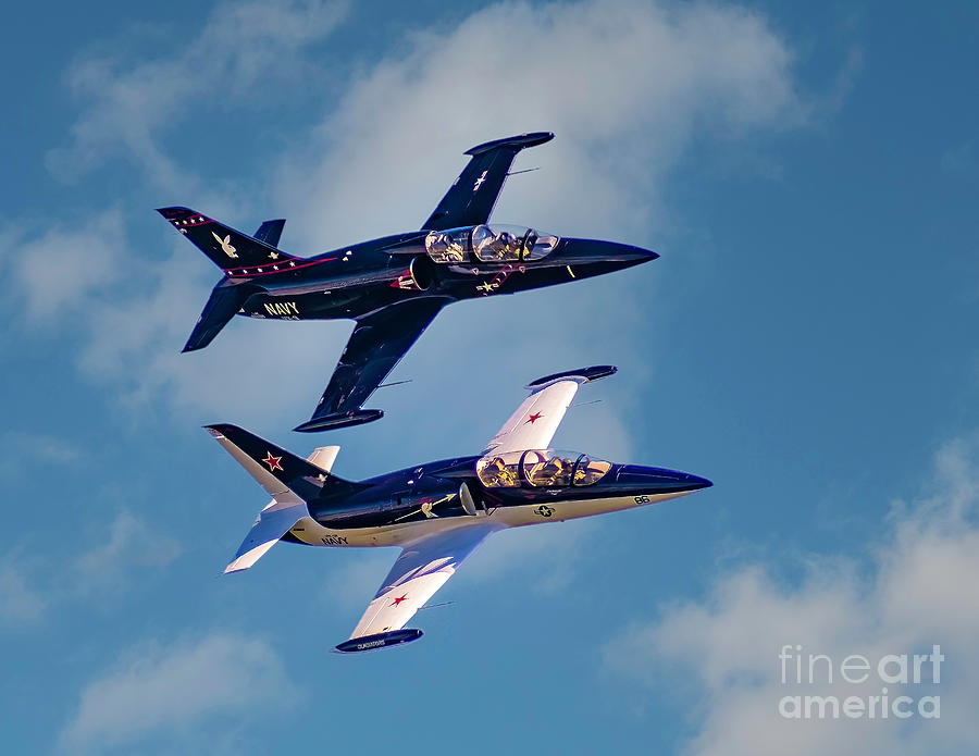 Aero L-39C Albatros Jet Trainers Photograph by Nick Zelinsky Jr