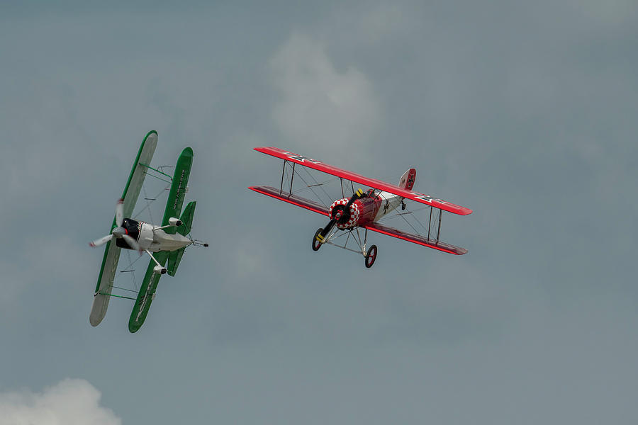 Aerobatic Stunt Airplanes Photograph by Carolyn Hutchins