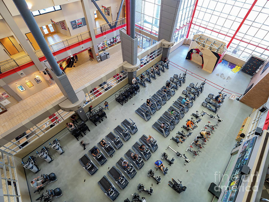 Las Vegas Photograph - Aerobic exercise of the Student Recreation and Wellness Center by Chon Kit Leong