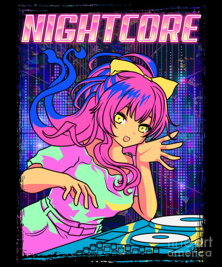 Nightcore Love Japanese Music Anime Aesthetic Manga EDM Journal Notebook  Lined 6 x 9 120 Pages