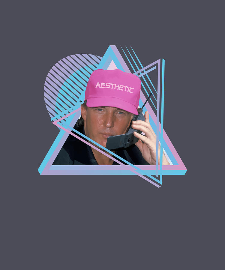 Aesthetic Trump Creamy Vaporwave Streetwear Painting by Hunt Logan ...