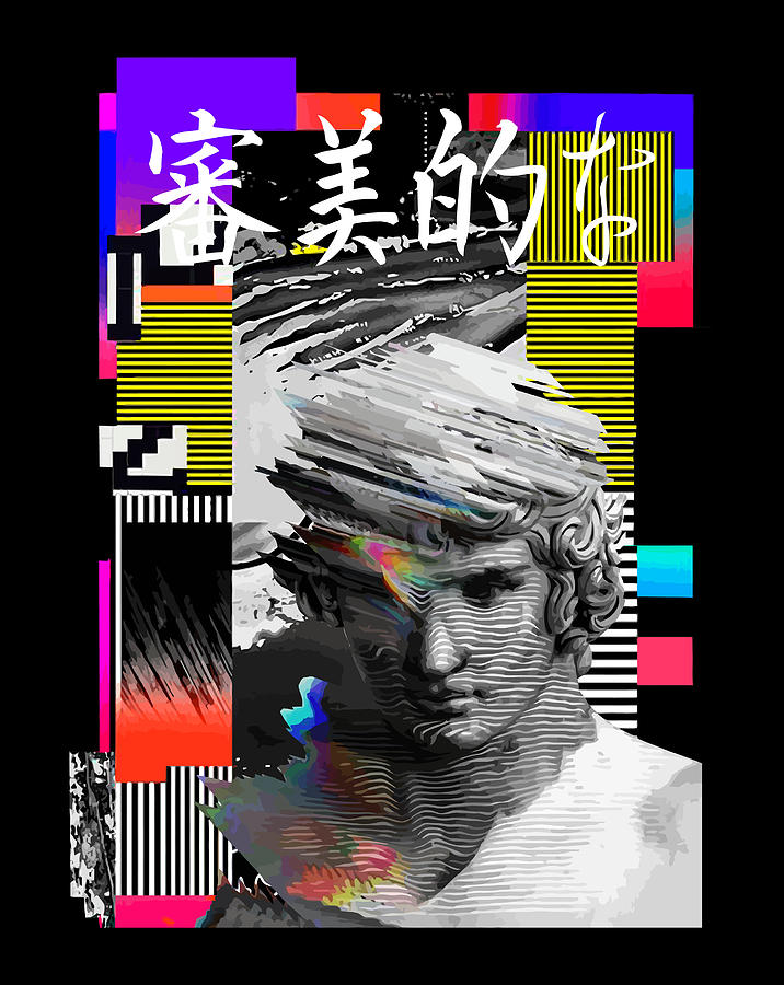 Aesthetic Vaporwave Japanese Futurism Tee Anime Retro Hentai Digital Art By Jessika Bosch