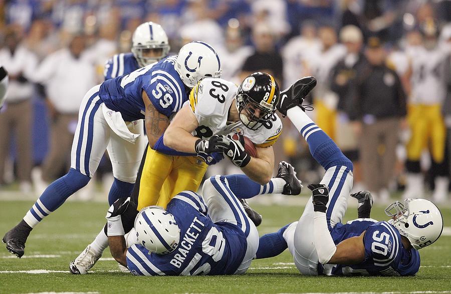 AFC Divisional Playoffs: Pittsburgh Steelers v Indianapolis Colts Photograph by Andy Lyons