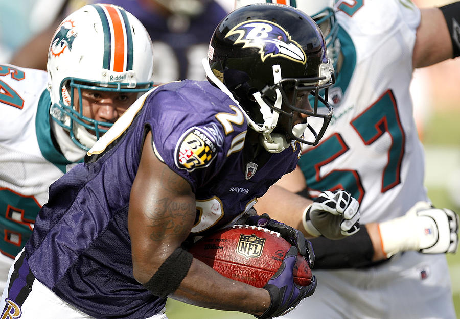 AFC Wild Card Game: Baltimore Ravens v Miami Dolphins Photograph by Gregory Shamus