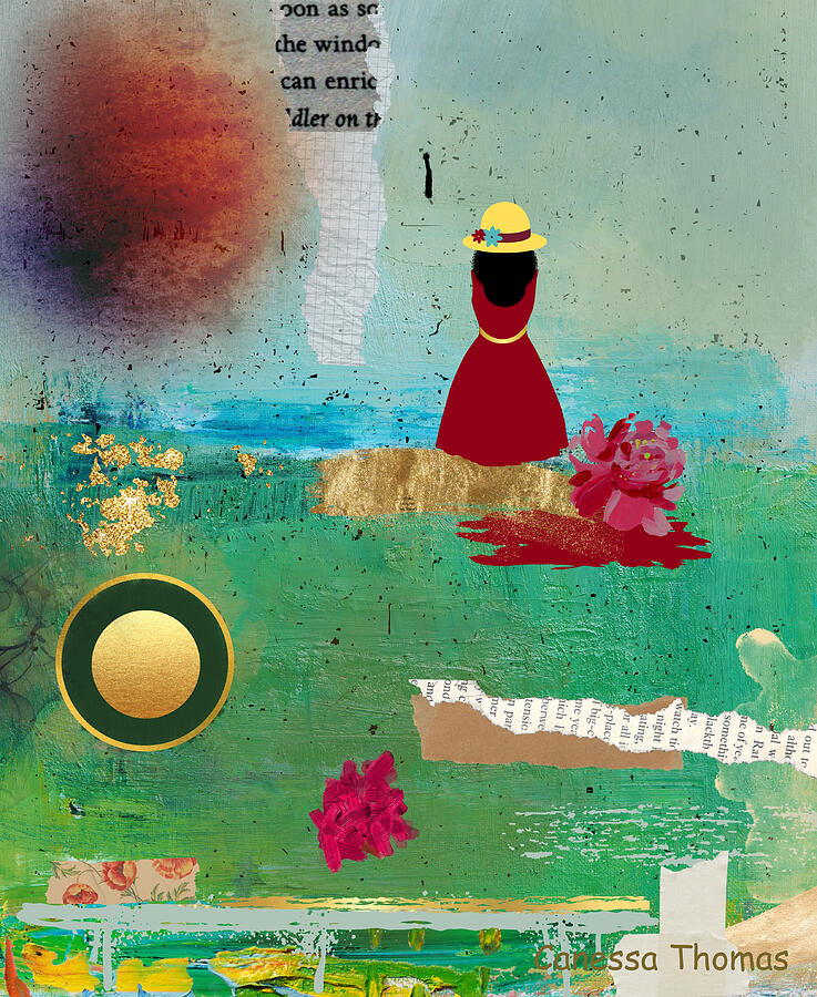 Afraid to Lose My Roses Mixed Media by Canessa Thomas Afraid to Lose My Roses Mixed Media by Canessa Thomas