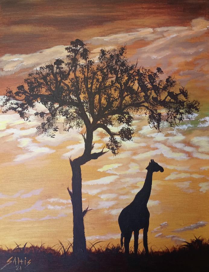 Africa Painting by Jim Saltis