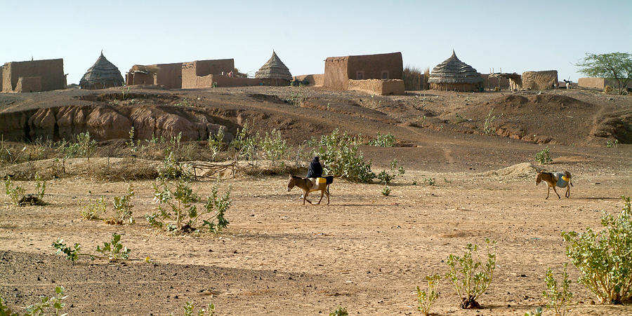 Africa, Sahara Desert, North Africa, Niger, View Of Village (Year 2007) Photograph by Kypros