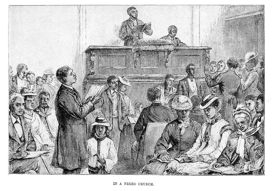 African American Church Drawing by Duncan1890
