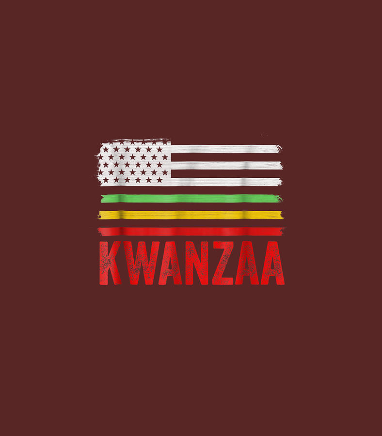 African American Flag Kwanzaa Black Heritage Holiday Digital Art By 