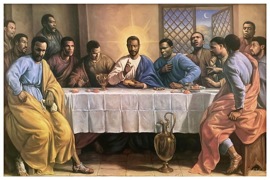 The Last Supper Jesus Christ Wall Picture Art Print 