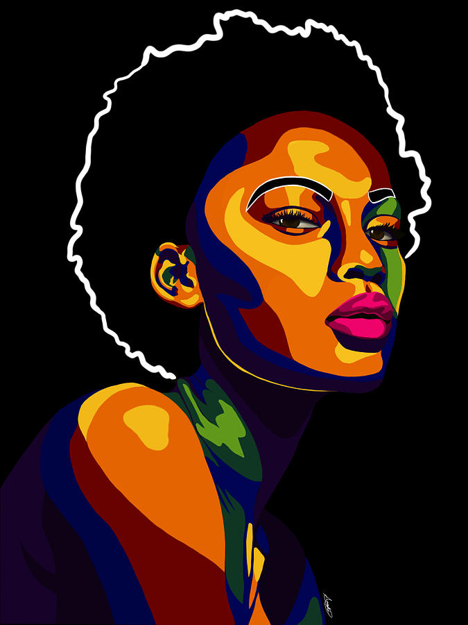 African-American Woman Digital Art by Aarushi Talesara - Fine Art America