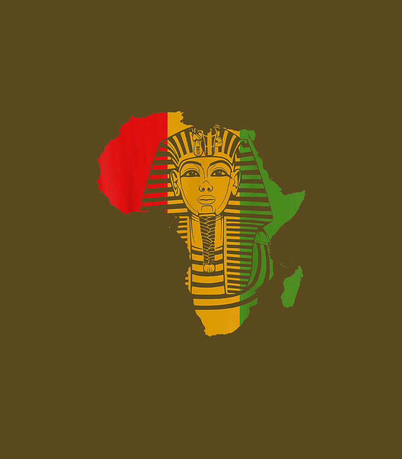 African for Men Egyptian Pharaoh King Tut Dashiki Digital Art by Raiyal ...