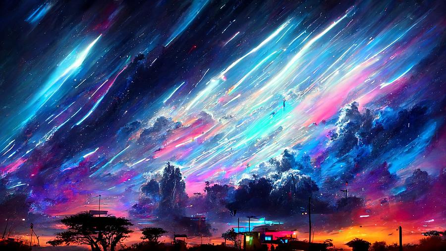 African Futuristic Landscape Digital Art by Bankole Olomu - Fine Art ...